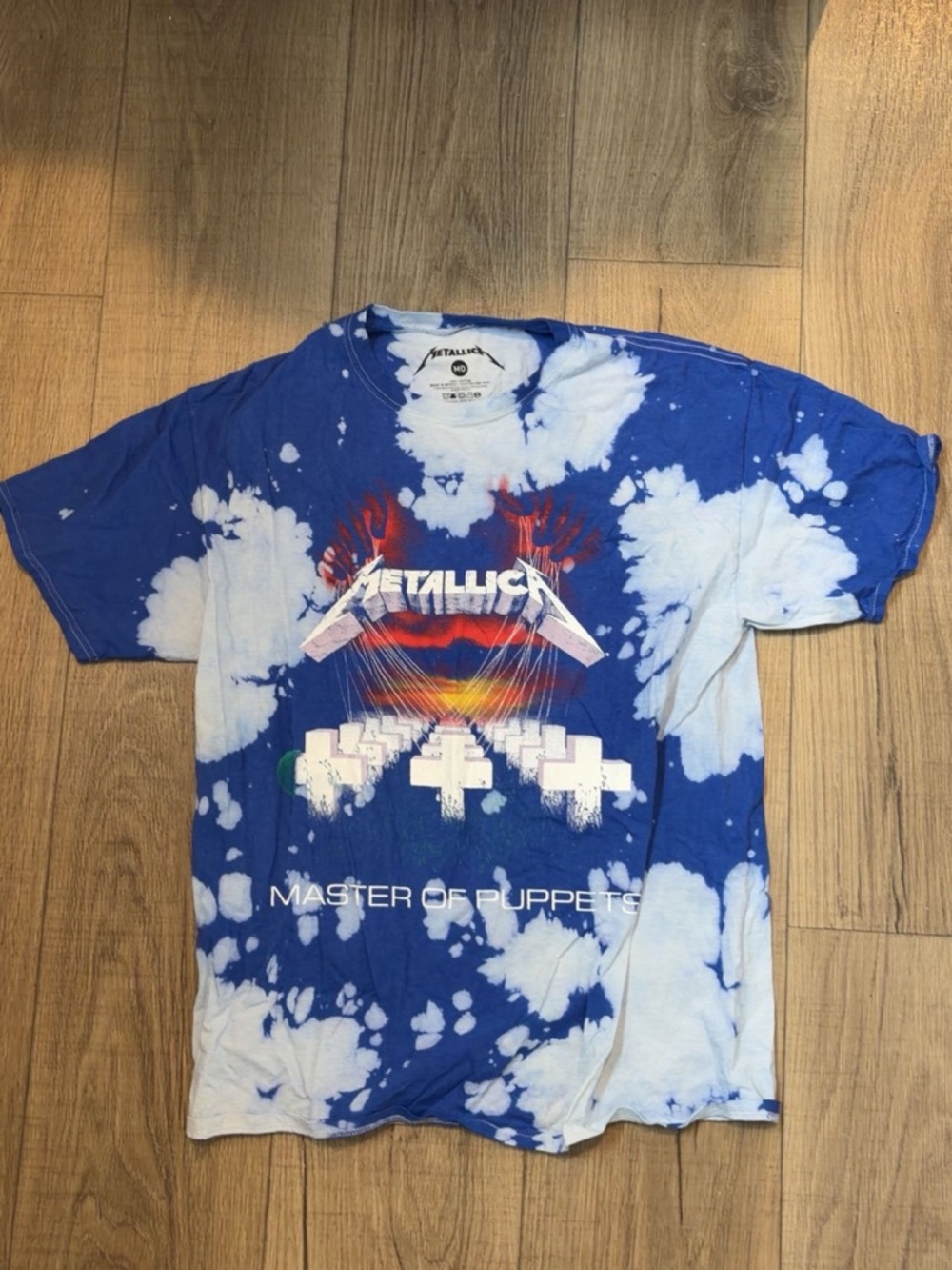 NWOT: Metallica "Master of Puppets" Tie-Dye Band Tee - Size Medium
